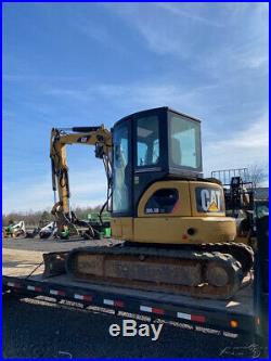 2011 Caterpillar 305.5DCR Hydraulic Mini Excavator with Cab & Thumb Only 3400Hrs