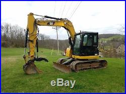 2011 Caterpillar 308D CR Hydraulic Excavator Diesel Tractor Cat Hydraulic Thumb