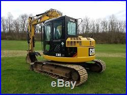 2011 Caterpillar 308D CR Hydraulic Excavator Diesel Tractor Cat Hydraulic Thumb