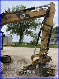2011 Caterpillar 314d Excavator Hoe Hydraulic Thumb Needs Work Fire. Iowa