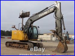 2011 Deere John 135D Excavator Hydraulic Thumb A/C Cab Aux Hyd bidadoo