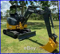 2011 JOHN DEERE 27D Hydraulic Excavator with Only 1592 Hours