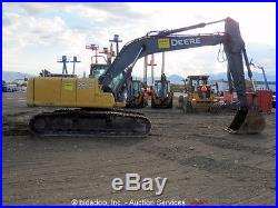 2011 John Deere 200D LC Hydraulic Excavator Hyd Thumb Aux A/C Cab bidadoo