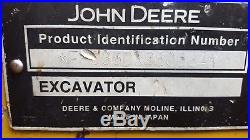 2011 John Deere 35D Mini Excavator