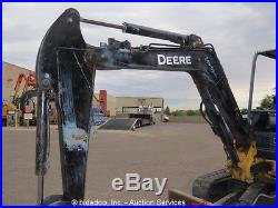 2011 John Deere 35D Mini Excavator Rubber Tracks Aux Hyd Diesel Backhoe