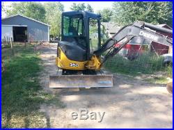2011 John Deere 35D Mini Excavators With Cab Used Ready to Dig 4 DAY SALE
