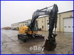 2011 John Deere 85D Hydraulic Excavator, Full Cab, Air, Heat, 3181 Hours