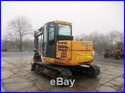 2011 John Deere 85D Hydraulic Excavator, Full Cab, Air, Heat, 3181 Hours