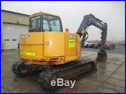 2011 John Deere 85D Hydraulic Excavator, Full Cab, Air, Heat, 3181 Hours
