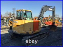 2011 John Deere 85D Hydraulic Midi Excavator with Cab Clean Cheap