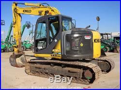 2011 Kobelco SK140SRLC Hydraulic Excavator A/C Cab Aux Hyd Reduced Swing bidadoo