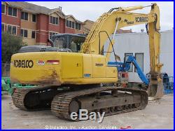 2011 Kobelco SK210LC-8E Hydraulic Excavator A/C Cab Hyd QC 24 Bucket Aux Hyd
