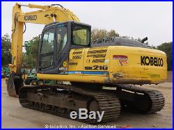 2011 Kobelco SK210LC-8 Hydraulic Excavator A/C Cab 24 Bucket Aux Hyd