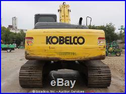 2011 Kobelco SK210LC-8 Hydraulic Excavator A/C Cab 24 Bucket Aux Hyd