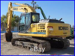 2011 Kobelco SK210LC-8 Hydraulic Excavator A/C Cab 42 Bucket Aux Hyd bidadoo