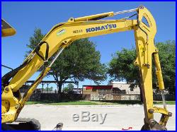 2011 Komatsu PC35MR-3 Hydraulic Mini Excavator 2-Spd Travel Aux Hyd bidadoo