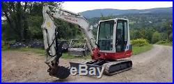 2011 Takeuchi Tb235 Excavator Cab Heat A/c Long Arm Hydraulic Thumb Ready 2 Work