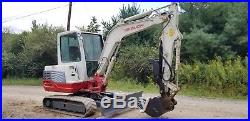 2011 Takeuchi Tb235 Excavator Cab Heat A/c Long Arm Hydraulic Thumb Ready 2 Work