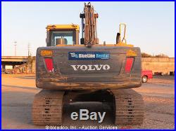 2011 Volvo EC160CL Hydraulic Excavator A/C Cab 36 Bucket Thumb Rear Cam