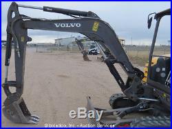 2011 Volvo EC35C Mini Excavator Rubber Tracks AuX Hyd Blade bidadoo