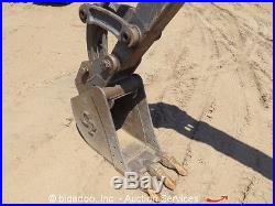 2011 Volvo ECR38 Mini Excavator Backhoe Blade Cab Rubber Tracks bidadoo