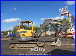 2011 Volvo ECR58 Mini Excavator Rubber Tracks Backhoe Hydraulic Thumb bidadoo