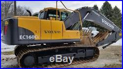 2011 Volvo Hydraulic Excavator EC 160CL Used, Max Dig Depth 21' 2