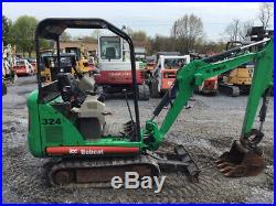 2012 Bobcat 324 Hydraulic Mini Excavator with Kubota Diesel Only 600 Hours