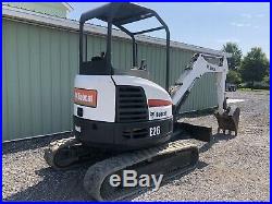 2012 Bobcat E26 Mini Excavator 1926 Hours, Aux Hyd Clean! Low Cost Shipping