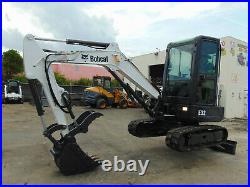 2012 Bobcat E32 Ac Cab 2 Speed Hydraulic Thumb Blade Only 1,678 Hours