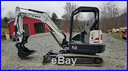 2012 Bobcat E32 Excavator Low Hours Long Arm Hydraulic Thumb Very Nice! Finance