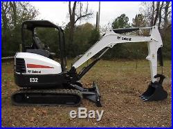 2012 Bobcat E32 Mini Compact Track Excavator with 18 Tooth Bucket Ship $500