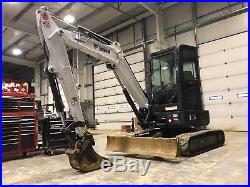 2012 Bobcat E35 Mini Excavator with Cab and Thumb