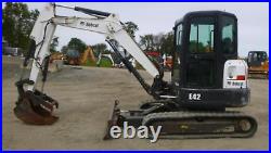 2012 Bobcat E42 Compact Excavator Hydraulic Quick Coupler Hydraulic Thumb