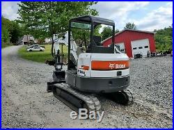 2012 Bobcat E42 Excavator 9k Lb New Hydraulic Thumb Kubota Diesel New Tracks