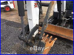 2012 Bobcat E45 Mini Excavator Hyd Thumb Cab Diesel Rubber Track Bob Cat Tractor