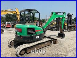2012 Bobcat E50 Hydraulic Mini Excavator with 3rd Valve Backfill Blade Only 3400Hr