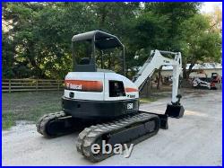 2012 Bobcat E50 Mini Excavator Quick Attach Bucket Pre Emissions 2 Spd