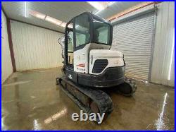 2012 Bobcat E60 Orops Mini Track Excavator, Dual Front Aux, And Hyd Thumb