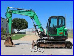 2012 Bobcat E80A Mini Hydraulic Excavator Rubber Tracks A/C Cab Trackhoe bidadoo