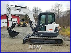 2012 Bobcat E80 Excavator 19k Lb Long Arm New Hydraulic Thumb We Finance