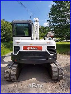 2012 Bobcat E80 Excavator Cab Heat A/c Ready 2 Work In Pa! We Ship Nationwide