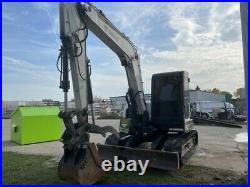 2012 Bobcat E80 Excavator Cab, Heat, Air 2 Spd, Aux
