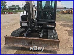 2012 Bobcat E80 Rubber Track Excavator Withcab A/C Heat Bob Cat