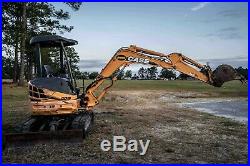 2012 CASE CX31B ZTS MINI EXCAVATOR With TRENCHING BUCKET & BLADE 2530 HRS