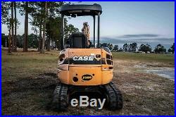 2012 CASE CX31B ZTS MINI EXCAVATOR With TRENCHING BUCKET & BLADE 2530 HRS