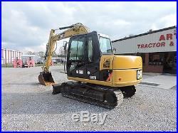 2012 CATERPILLAR 307D EXCAVATOR ENCLOSED CAB WITH A/C AND HEAT LOW HOURS