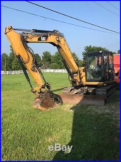 2012 CATERPILLAR 308E EXCAVATOR With THUMB FULLY ENCLOSED