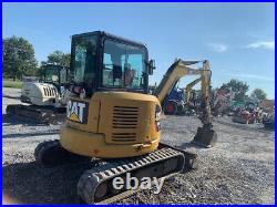 2012 Caterpillar 304ECR Hydraulic Mini Excavator with Cab & Thumb Clean 3000Hrs
