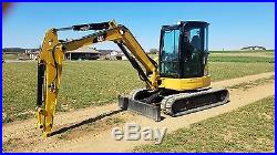 2012 Caterpillar 305.5E CR Mini Excavator Track Hoe Hydraulic Plumbed Blade Cat